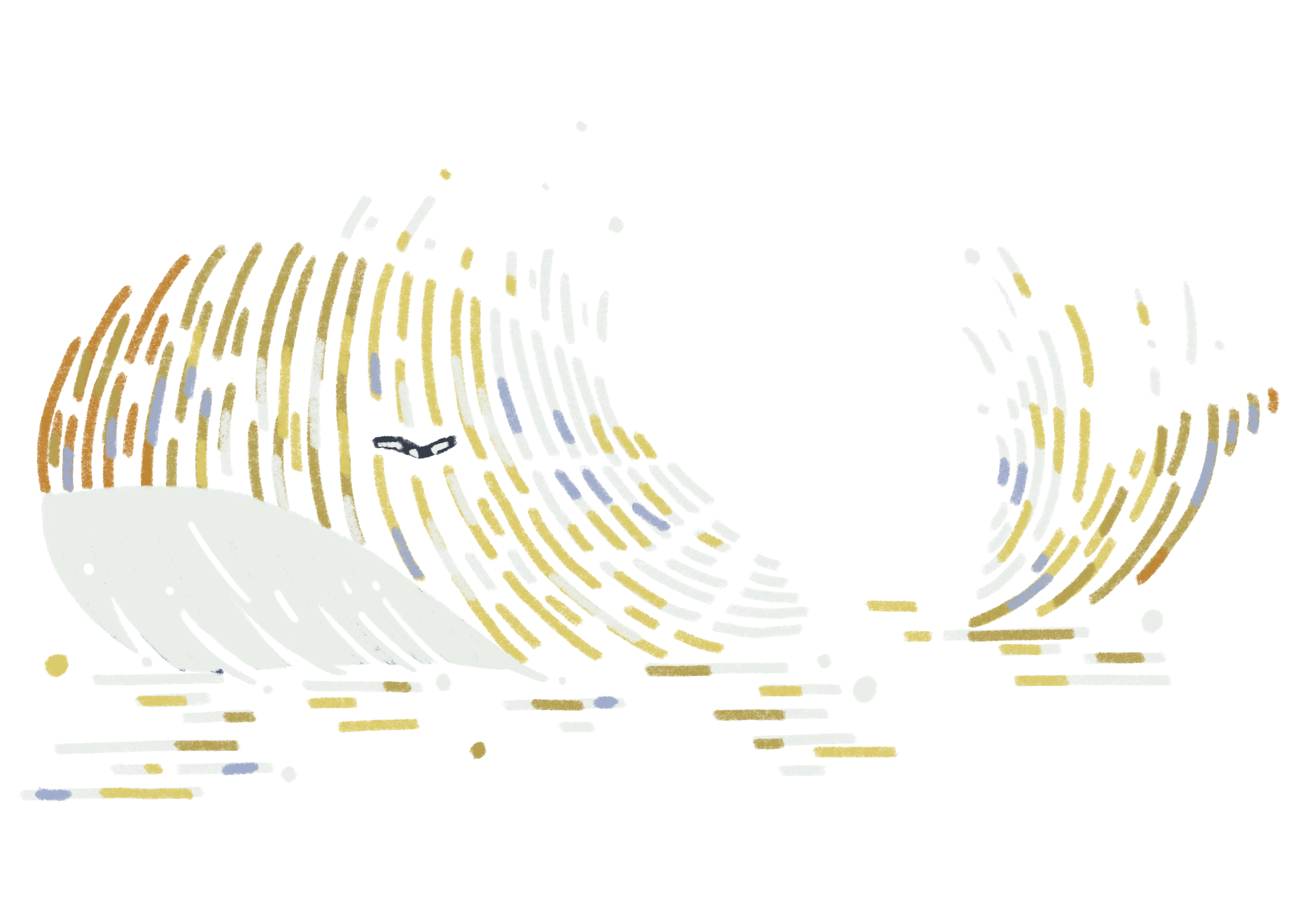 impressionist style whale